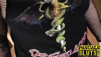 Chubby punk rock girl needs a hard dick inside her warm cunt