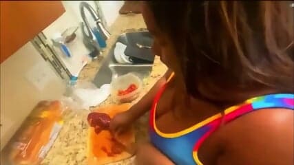 I Made him cum twice on my big ass