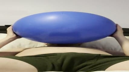 Inflating Huge 36â Balloon To Orgasm