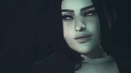 A curvy girl offered a man to diversify his sex life - Hot animated 3d sex with horsecock and creampie.