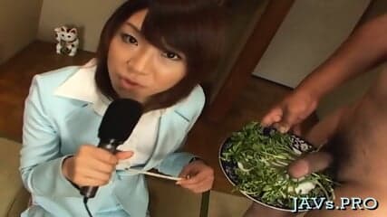 Salacious sweetheart Mitsu Anno gets body caressed