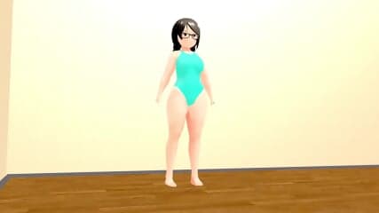 ãKyoã Dancing curvy animation girl.ãplumpã