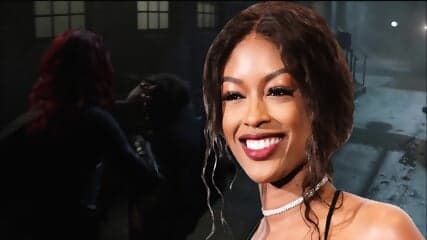 Sexy Ebony BATWOMAN Javicia Leslie Ballbusting 3 KICK IN THE BALLS to unfortunate masked man