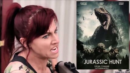 Mainstream ballbusting scenes Jurassic Hunt BALLBUST 2 nutshots Courtney Loggins