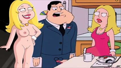 FRANCINE busty Blonde Milf BALLBUSTING Anime Kick In The Balls BUSTED Husband