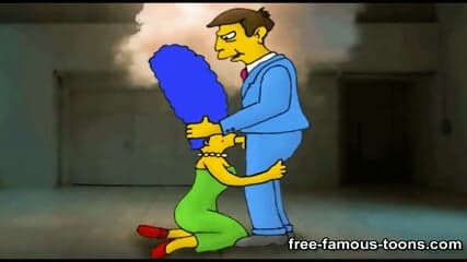Marge Simpson lusty cheating wife