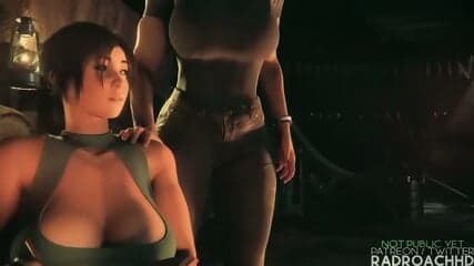 Lara Croft fututa de o pula gigantica