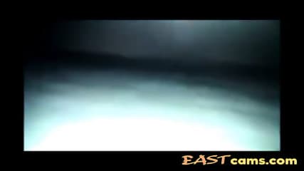 Blindfolded Asian with a shaved soft mound gets fucked