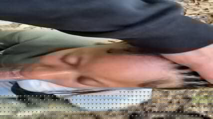 JAYLAH SUCKING MY BALLS AND DICK OUTSIDE