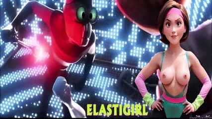 The Incredibles MILF BALLBUSTING BOY nut punch redhead NUTSHOT Elastigirl
