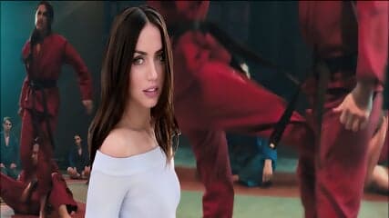 Ballerina BALLBUSTING Ana de Armas devastating NUTS STOMP & kick in the balls