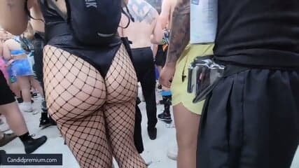 PAWG Rave Whore Groped