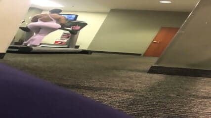 Huge BBL on Treadmill