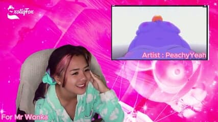 PLEASE STOP GETTING BIGGER!!! HENTAI REACTION TO INFLATED SEXY ANIME BABES - ExotiqFox Goonin & Solo Masturbation