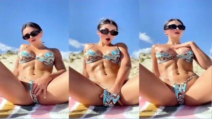 caryn beaumont 100 beach finger fuck squirt   de