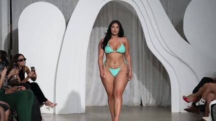 Caderona Hot Madura Mamacita Erifili Sfakianakis In SLOW MOTION - Miami Swim Week 2024