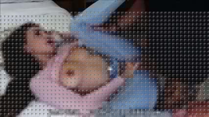 HOT SEX WITH A PETITE BRUNETTE IN ACCIDENTALLY TORN JEANS ON THE ASS