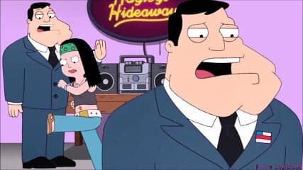 teen ballbuster HAYLEY kicks american dad in the basement ANIME BALLBUSTING