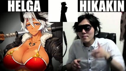 HELGA VS HIKAKIN ãã¤ãå¯¾æ±º bad apple!!