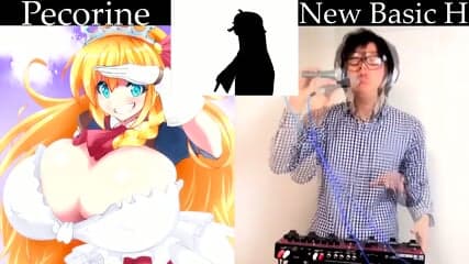 Pecorine VS NEW Basic H ãã¤ãå¯¾æ±º bad apple!!