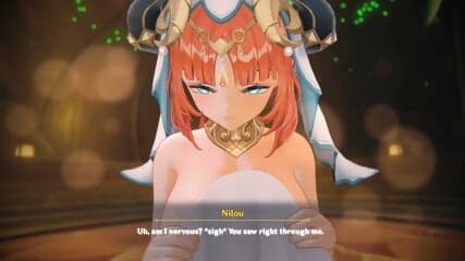 Nilou Black Animation No BG Pov