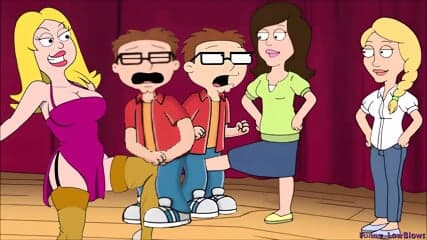 nerd bullbusting at the theatre KICK IN THE BALLS anime nutshot