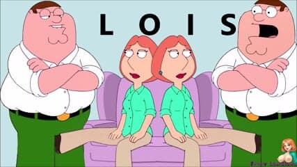 lois SOFA BALLBUSTING fat husband kick in the balls