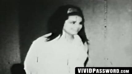 Vintage busty and big ass stars in wild strapon sex scene