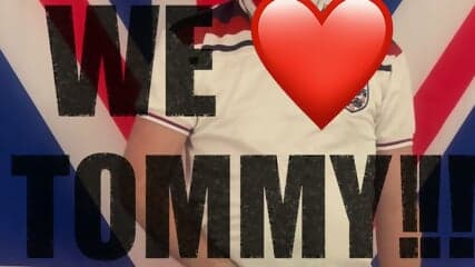 British Lad Patriotic Wank