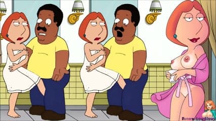 redhead BALLBUSTING black man, lois KICK IN THE BALLS cleveland