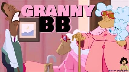 proud family GRANNY BALLBUSTING hard kick in the balls anime nutshot