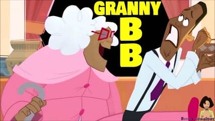 proud family GRANNY BALLBUSTING rough kick in the nuts anime nutshot