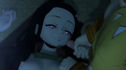 Nezuko and Zenitsu by Greatm8