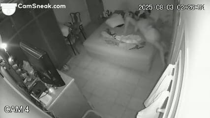 IPCAM - Huge tits woman sucking dick and balls like a pro