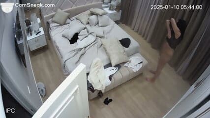 Hacked CAM - Young russian comes home after night out