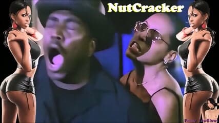 Asian & American teens BALLBUSTING COMPILATION Ebony NutCracker