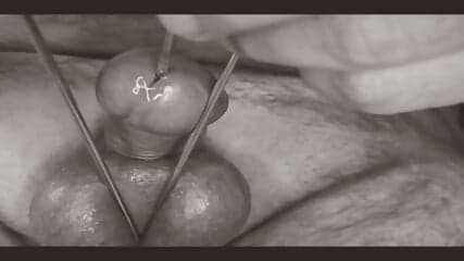 Squeezing My Cock and my Balls