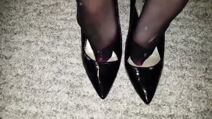 How Do My Sexy Feet And Toes Look In My New Shiny Pantyhose  Kinky4Ever