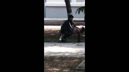 College Student Sex in Public Place