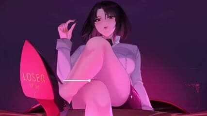 Look up and Bow Down Femdom JOI Game Gallery