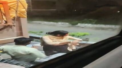 Hidden MMS! Truck Driver Viral Roadside Romance & Sex Caught By Stranger