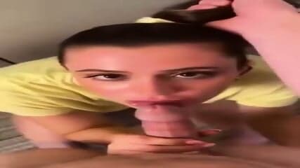 Hot brunette girl banging in laundry room