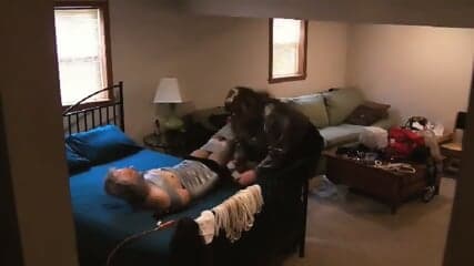 Ronni Is Taped Teased By Brianna  Kinky4Ever