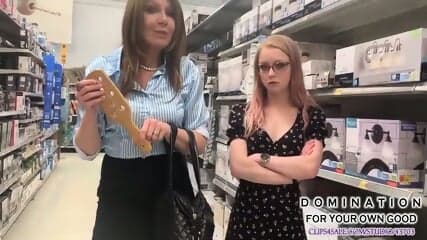 Promo Wayward At Walmart! Stepmom Katherine  Stepsister Alice Spanks You Hard For Your Misdeeds - L  Kinky4Ever