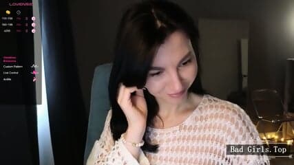 Very pretty skinny brunette web solo milf