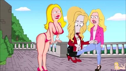 Francine ALIEN BALLBUSTING Blonde Milf Kick In The nuts