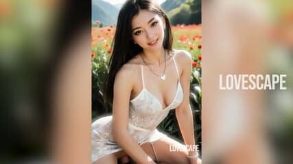 Asian Schoolgirl Gagging in Public and Begging for More