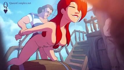 Ariel gets her pussy pounded by sailors