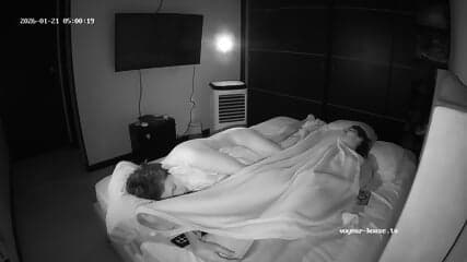 candid sleeping perfect bare feet closeup scenes Bedroom camera at Milo & Crystal reallifecam apartment at Voyeur House TV 21.01.2026 from 02 h 22 min to 05 h 37 min