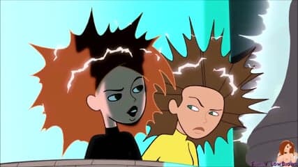 Kim Possible BALLBUSTING old villain kick in the nuts